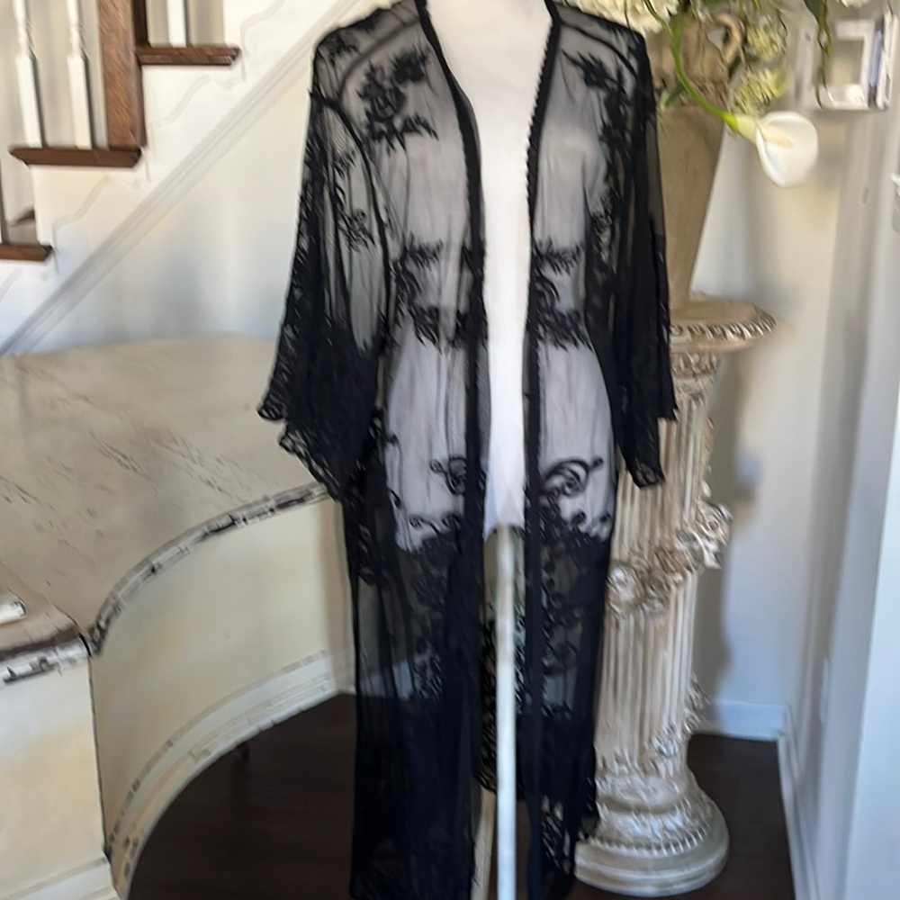 Black Lace Coverup
